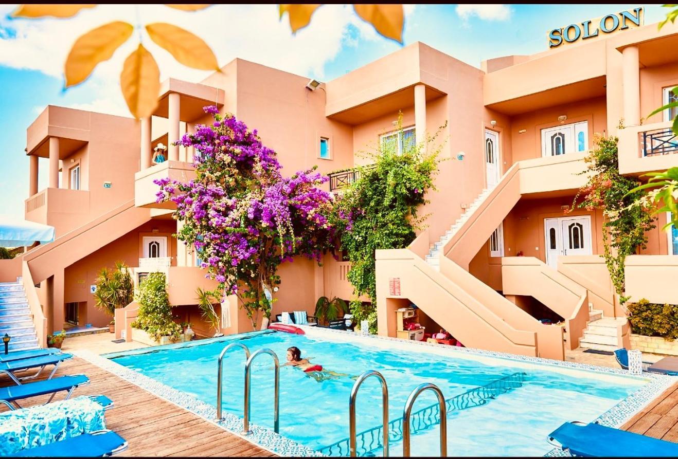 Solon Apartments Maleme Extérieur photo